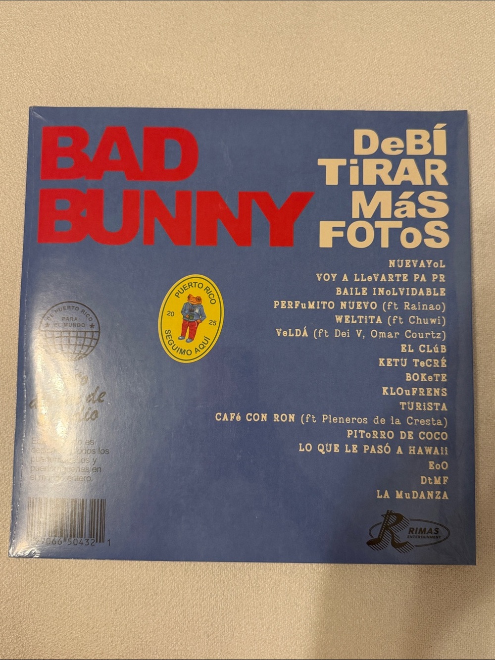 DTMF Bad Bunny Vinyl limited edition